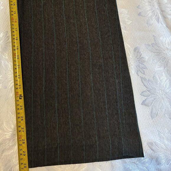 Hanna & Gracie Size 8 Teal/Black Stripe Pants - Picture 8 of 16